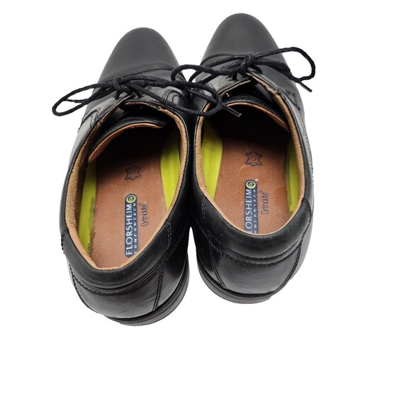 Florsheim Imperial Mens Shoes 10.5 D Black Leather Wingtip Oxford Italy main image 6